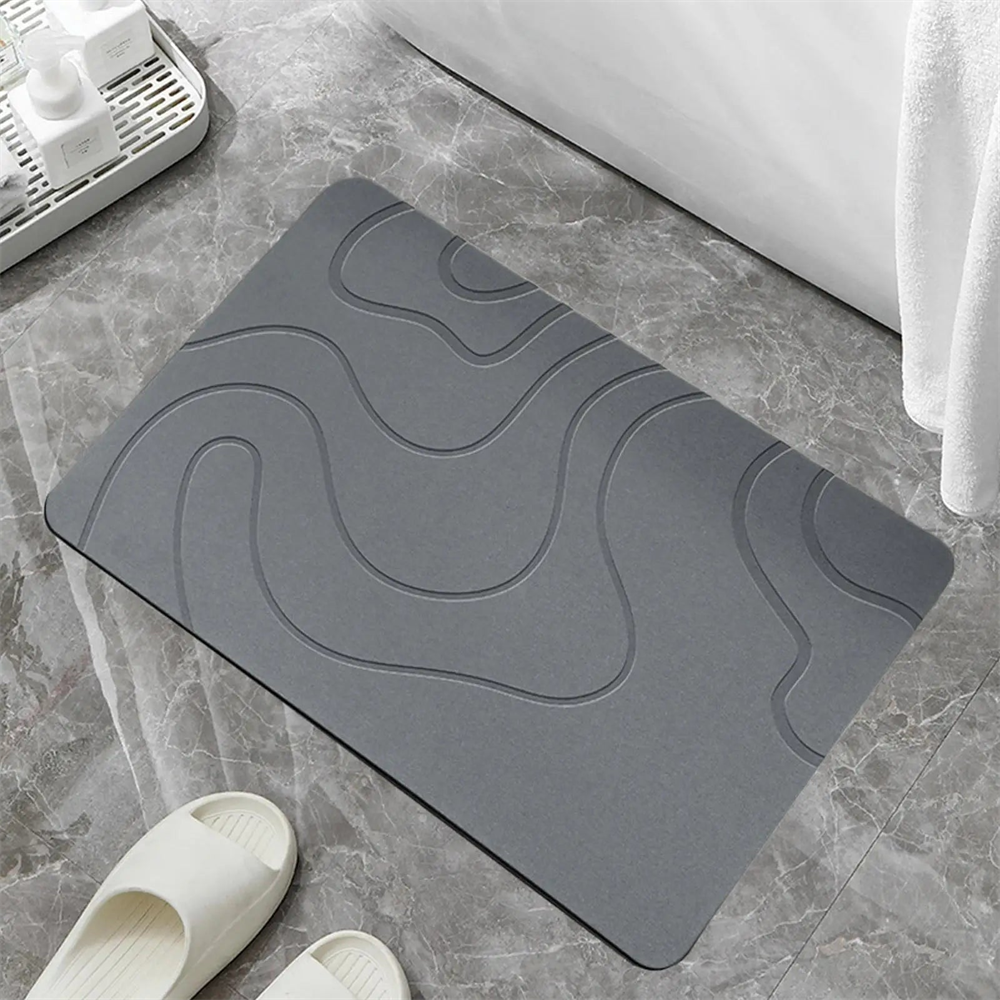 Tapete para Banheiro Absorvente de Secagem Rápida em ambiente decorado