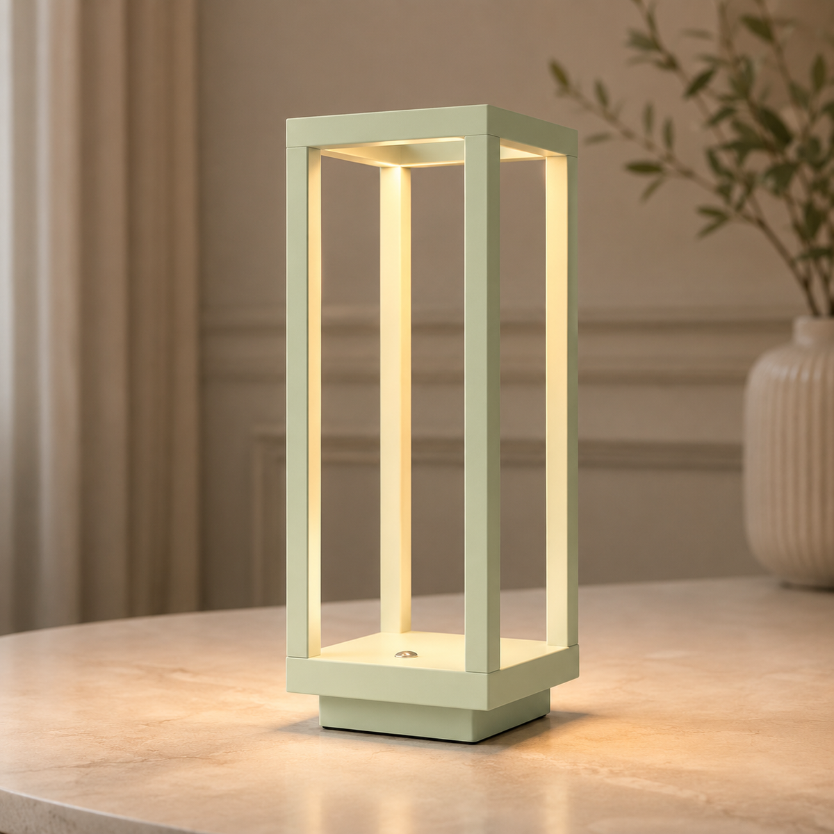 Luminária de Mesa LED sem Fio Recarregável – Viorenna