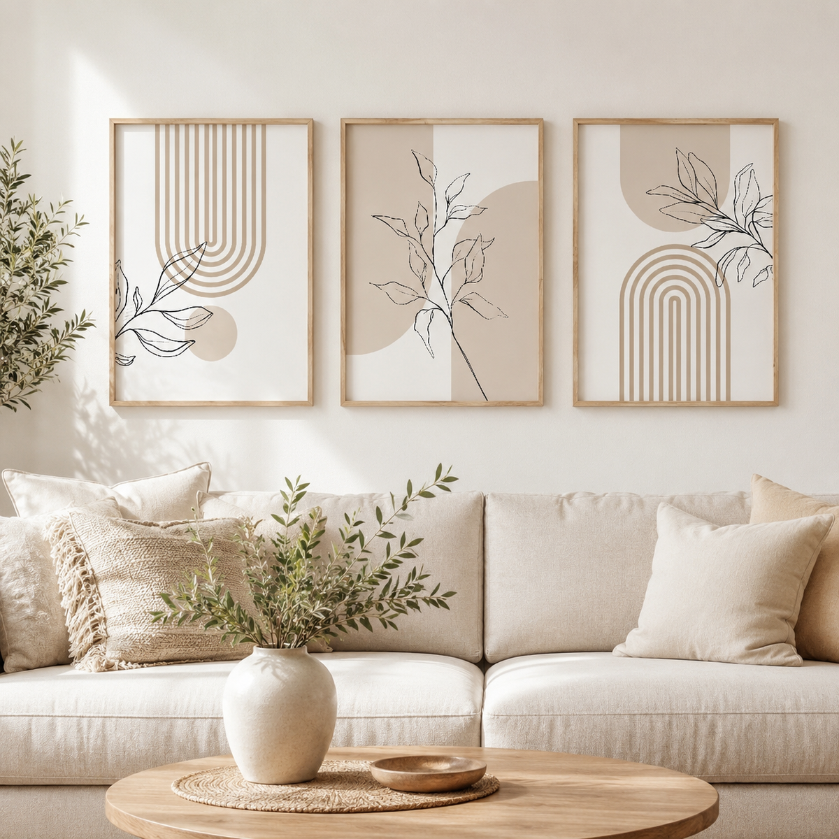 Quadro Decorativo Botânico para Sala – Viorenna