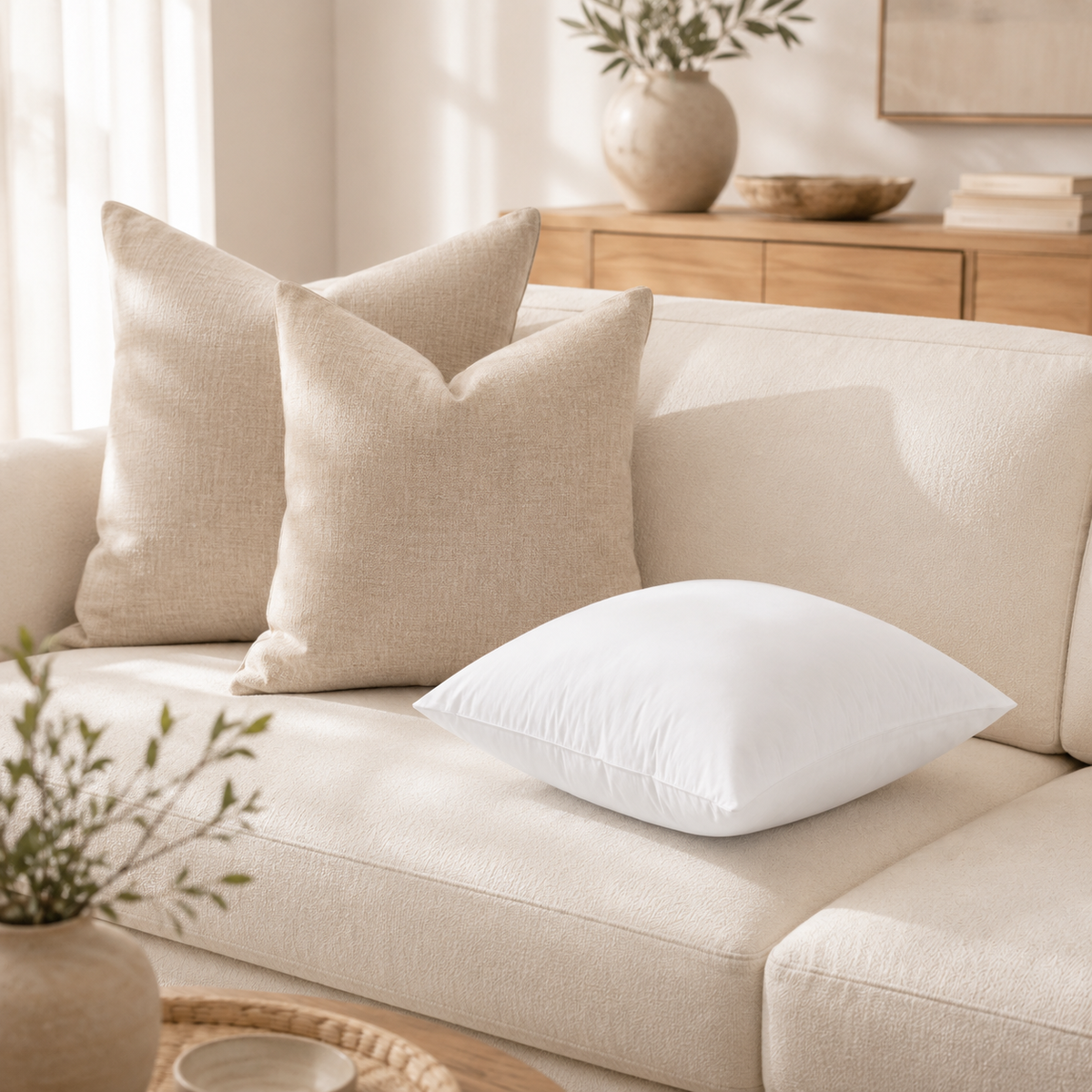 Enchimento para Almofada Decorativa 35x35cm – Viorenna