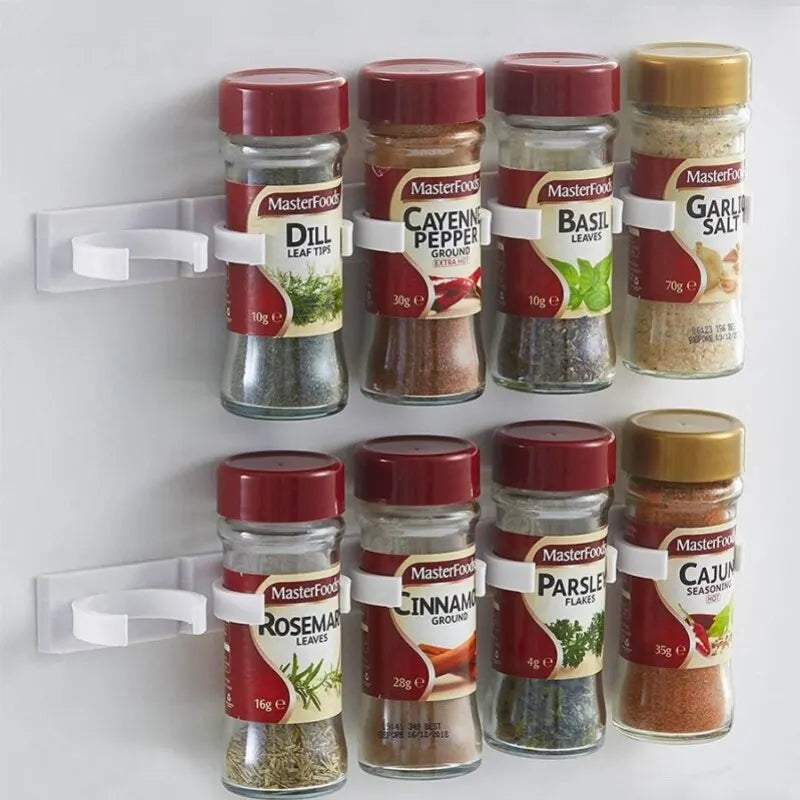 Porta Temperos de Parede Adesivo para Cozinha em cozinha organizada