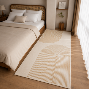 Tapete Wabi-Sabi para Sala Grande Antiderrapante em ambiente decorado