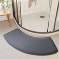 Tapete Curvo para Banheiro Absorvente e Antiderrapante em ambiente decorado