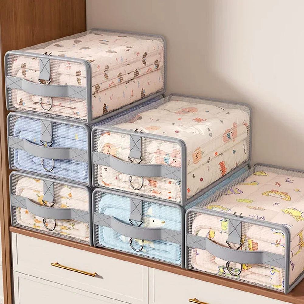Bolsa Organizadora para Roupas de Cama em ambiente decorado