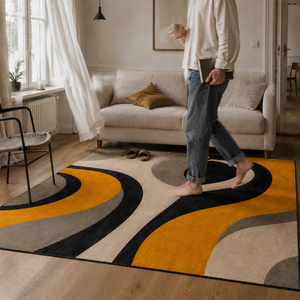 Tapete Nórdico para Sala Grande Lavável – Viorenna