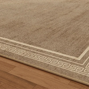 Tapete de Sisal Vintage para Sala Lavável em uso real no ambiente