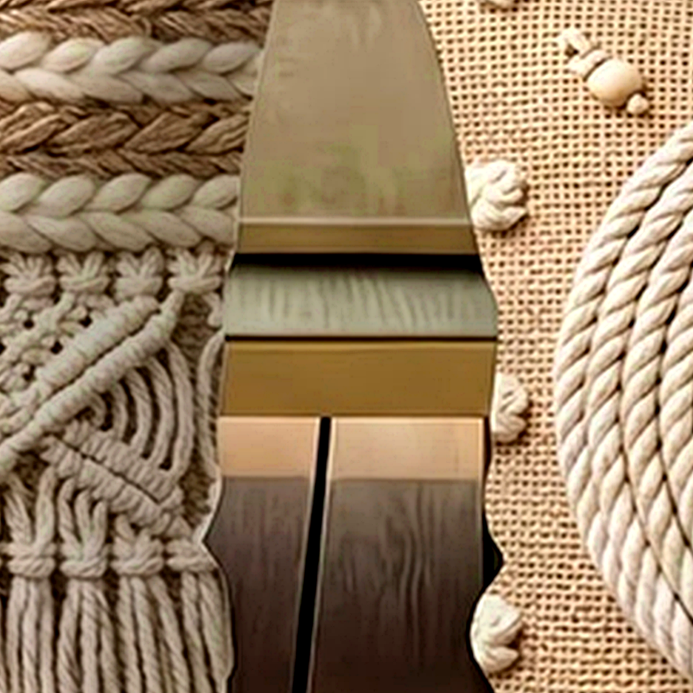 Capa de Almofada Boho Farmhouse para Sala em uso real no ambiente