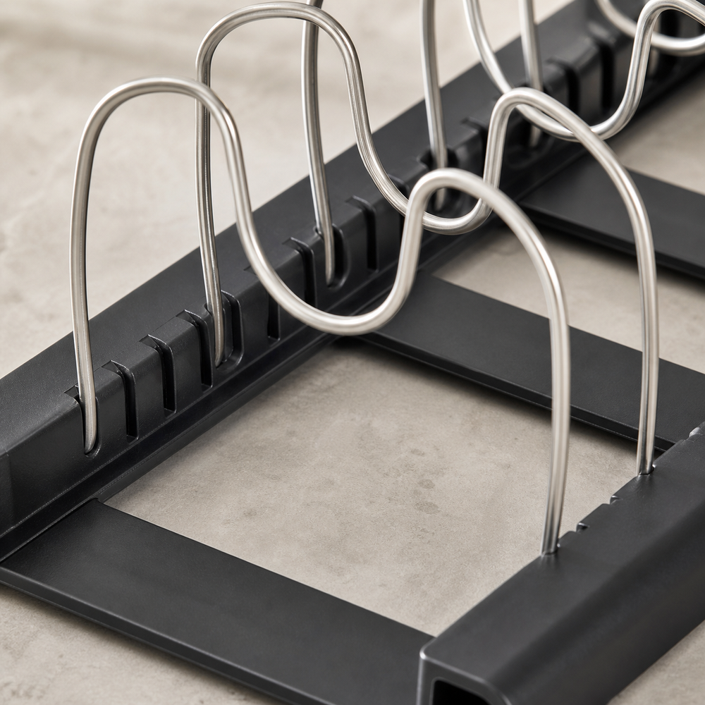 Organizador Expansivel para Tampas e Tabuas - Close de material / acabamento - 7 Dividers - 20260712214937