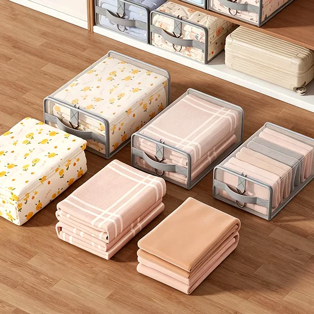 Bolsa Organizadora para Roupas de Cama em segundo angulo funcional