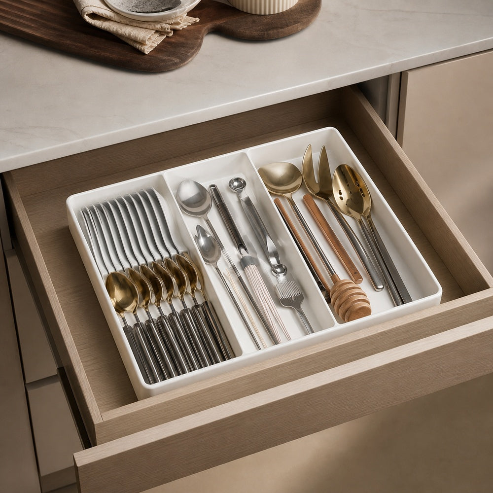 Organizador Fixo de Gaveta para Talheres - Cena complementar estrategica - Viorenna - 20260712224537