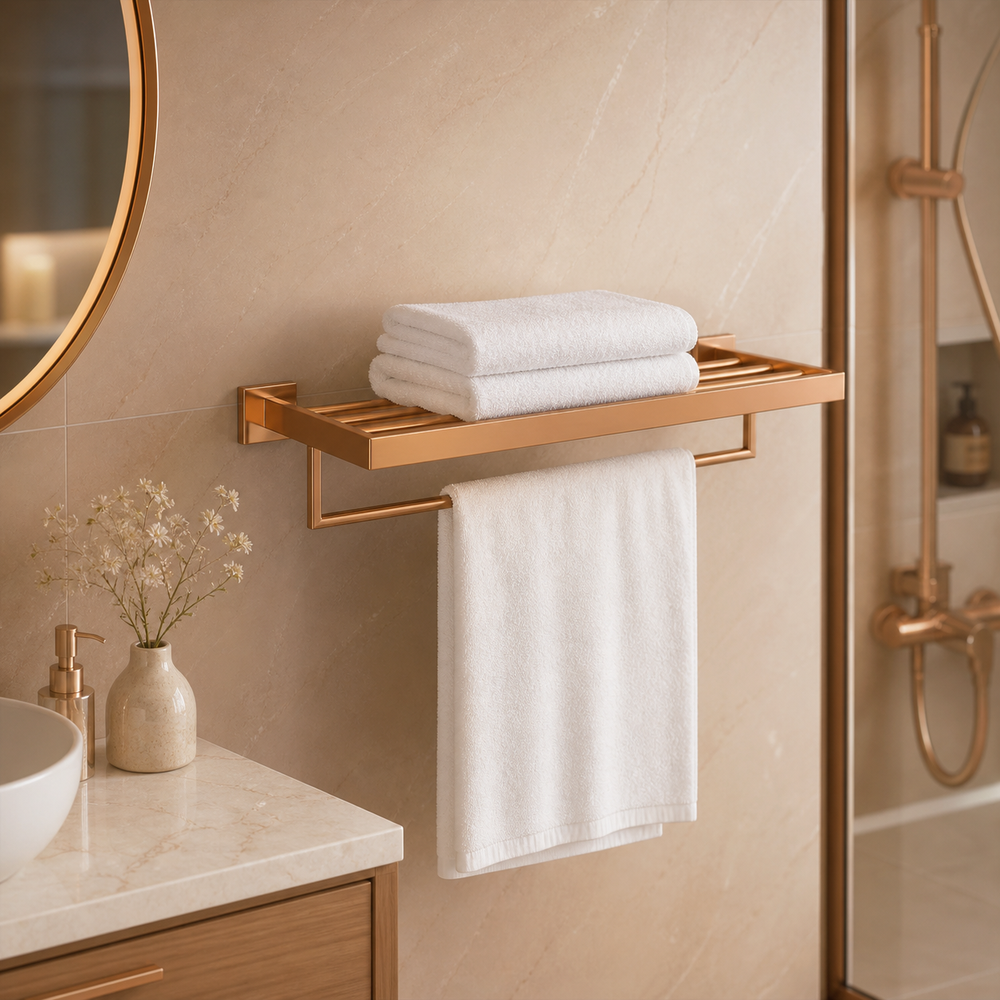 Viorenna organizadores banheiro batch2 toalheiro-para-banheiro-rose-gold-em-aco-inox-com-composicao-premium slot 05 cena-complementar 20260714202217