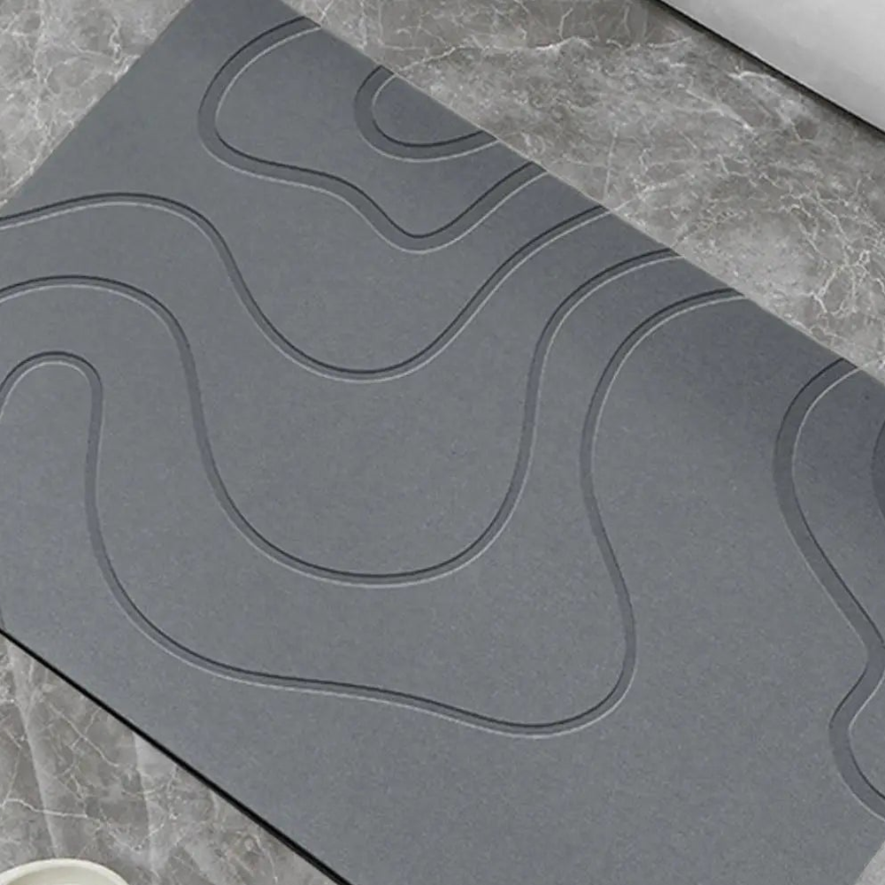 Detalhe de textura e acabamento do Tapete para Banheiro Absorvente de Secagem Rápida