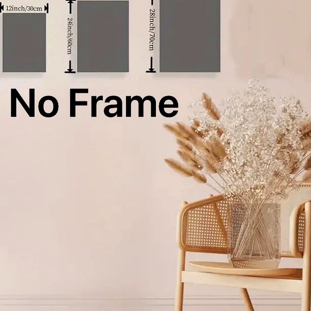 Detalhe de textura e acabamento do Conjunto de Quadros Decorativos Geométricos Bege