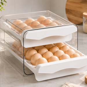 Organizador de Ovos para Geladeira com Gaveta - Cena complementar estrategica