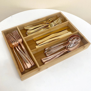 Organizador de Talheres em Bambu para Gaveta - Cena complementar estrategica