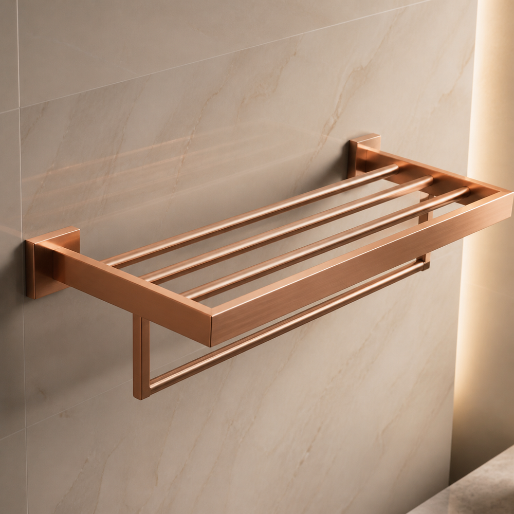 Viorenna organizadores banheiro batch2 toalheiro-para-banheiro-rose-gold-em-aco-inox-com-composicao-premium slot 06 angulo-secundario 20260714202217
