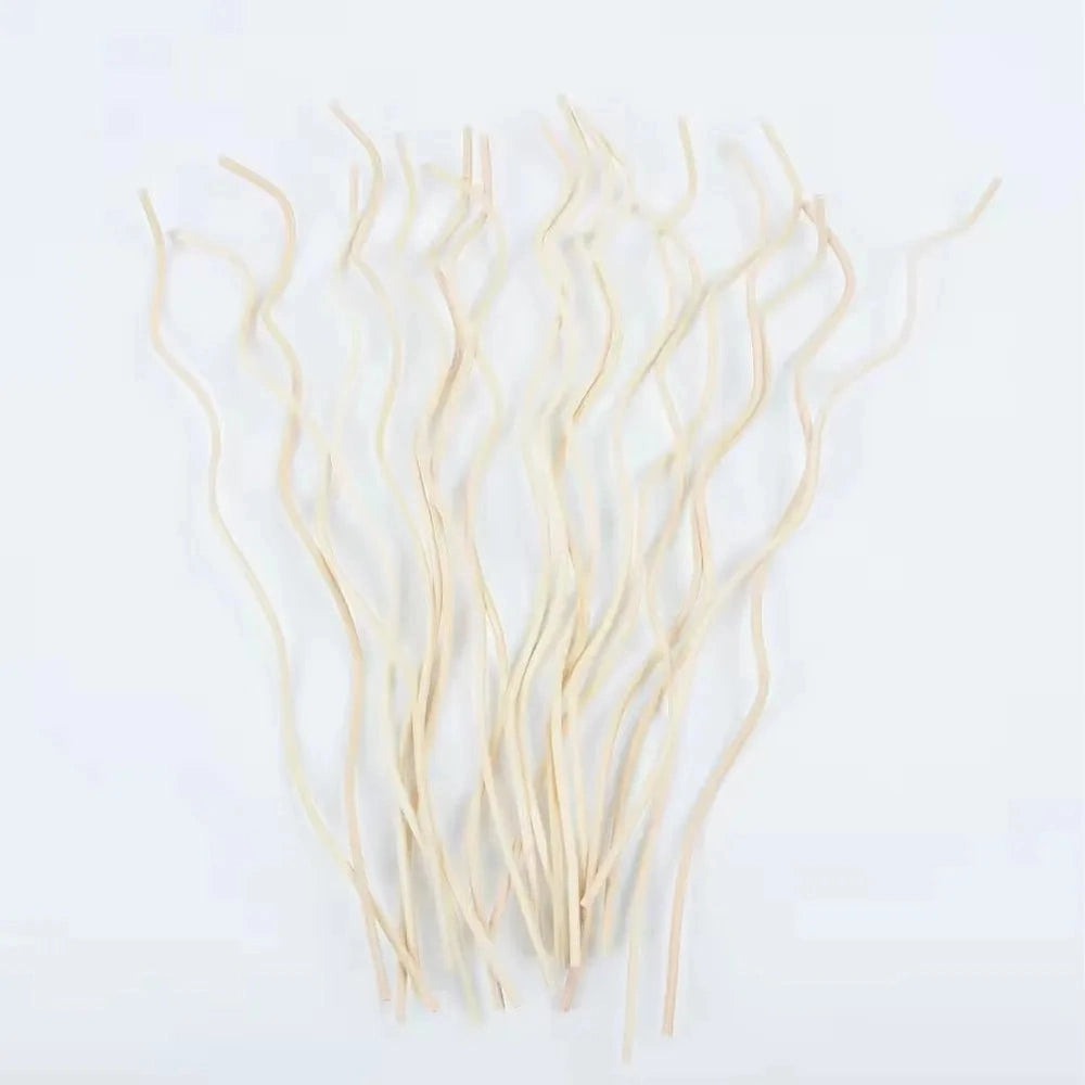 feixe natural do kit de varetas de rattan onduladas