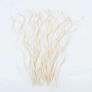 feixe natural do kit de varetas de rattan onduladas