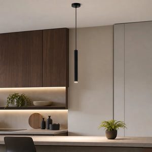 Pendente tubular LED com luz neutra 4000K