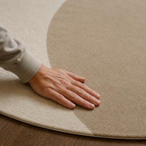 Tapete Felpudo Irregular para Sala para Sofá e Mesa de Centro – Viorenna