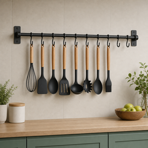 Suporte de Parede para Utensílios de Cozinha - Escala / proporcao no ambiente