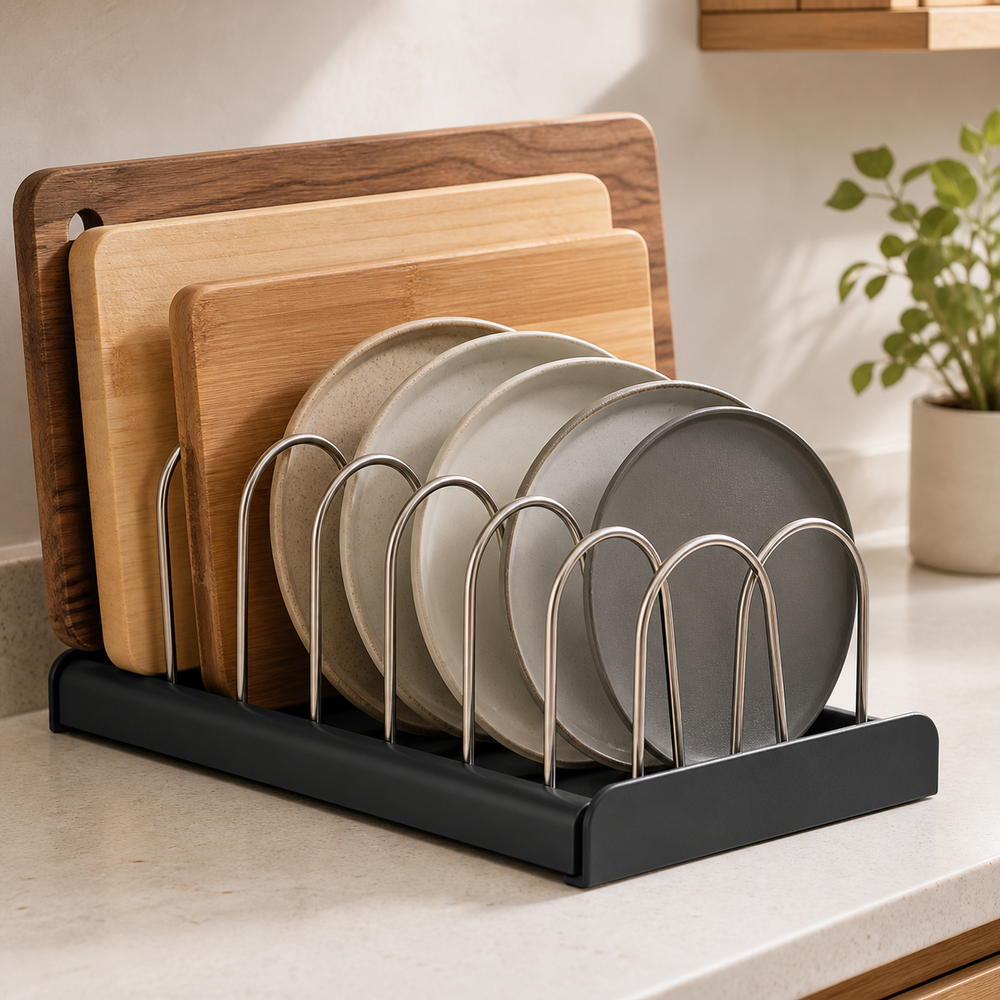 Organizador Expansivel para Tampas e Tabuas - Variacao de uso / composicao organizacional - 7 Dividers - 20260712214937