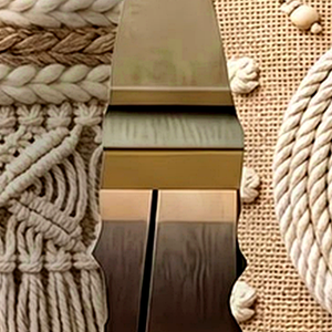 Variante real do Capa de Almofada Boho Farmhouse para Sala