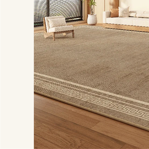 Variante real do Tapete de Sisal Vintage para Sala Lavável