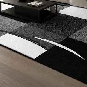Imagem complementar do Tapete Abstrato Felpudo para Sala para Sofá e Mesa de Centro