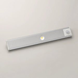 Luminária LED prata para armário de 20 cm