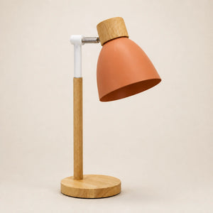 Variante Terracota da luminária de mesa com cabeça giratória