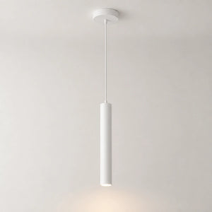 Pendente tubular branco de 1 tubo com 40 cm