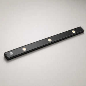Luminária LED preta para armário de 40 cm