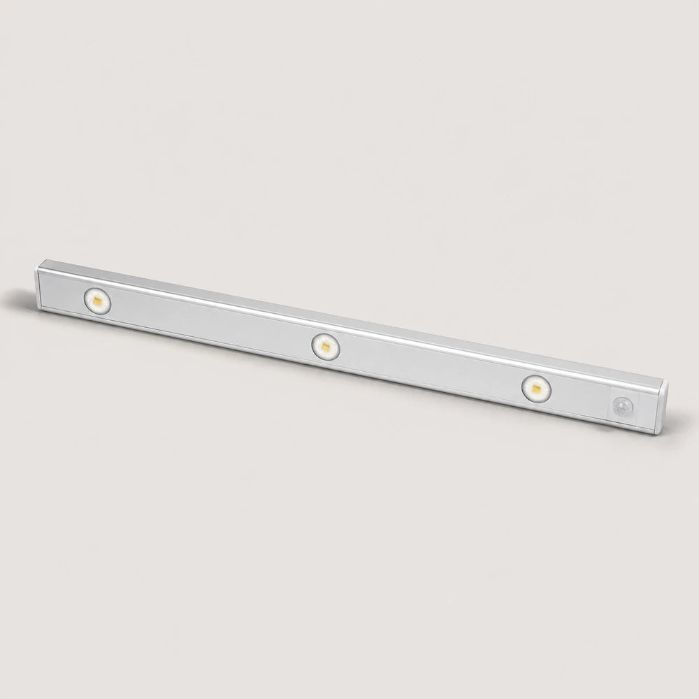 Luminária LED prata para armário de 50 cm