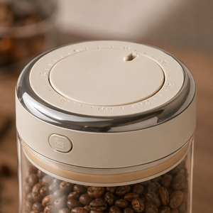 Pote Hermético de Vidro para Café com Válvula CO2 – Viorenna