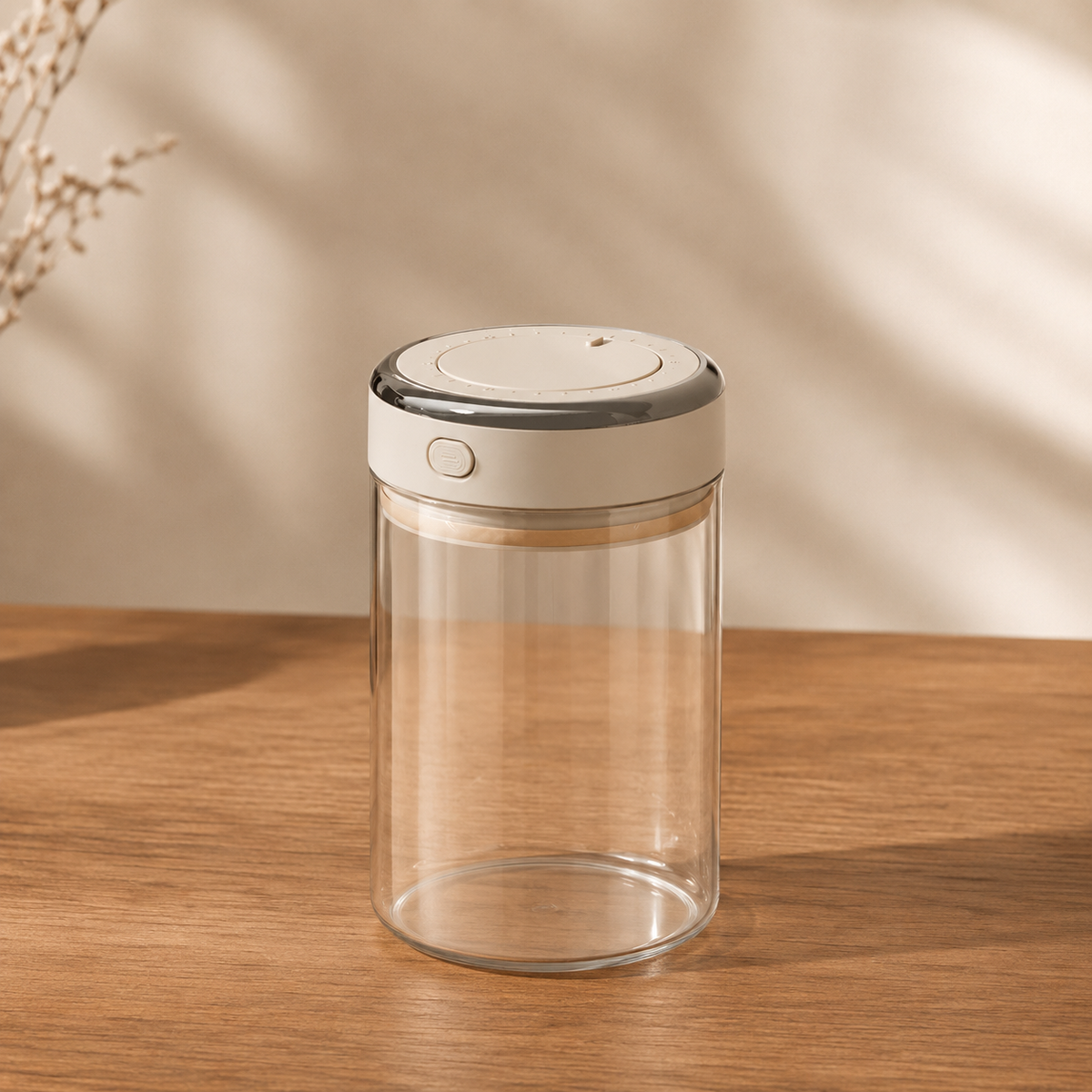 Pote Hermético de Vidro para Café com Válvula CO2 – Viorenna