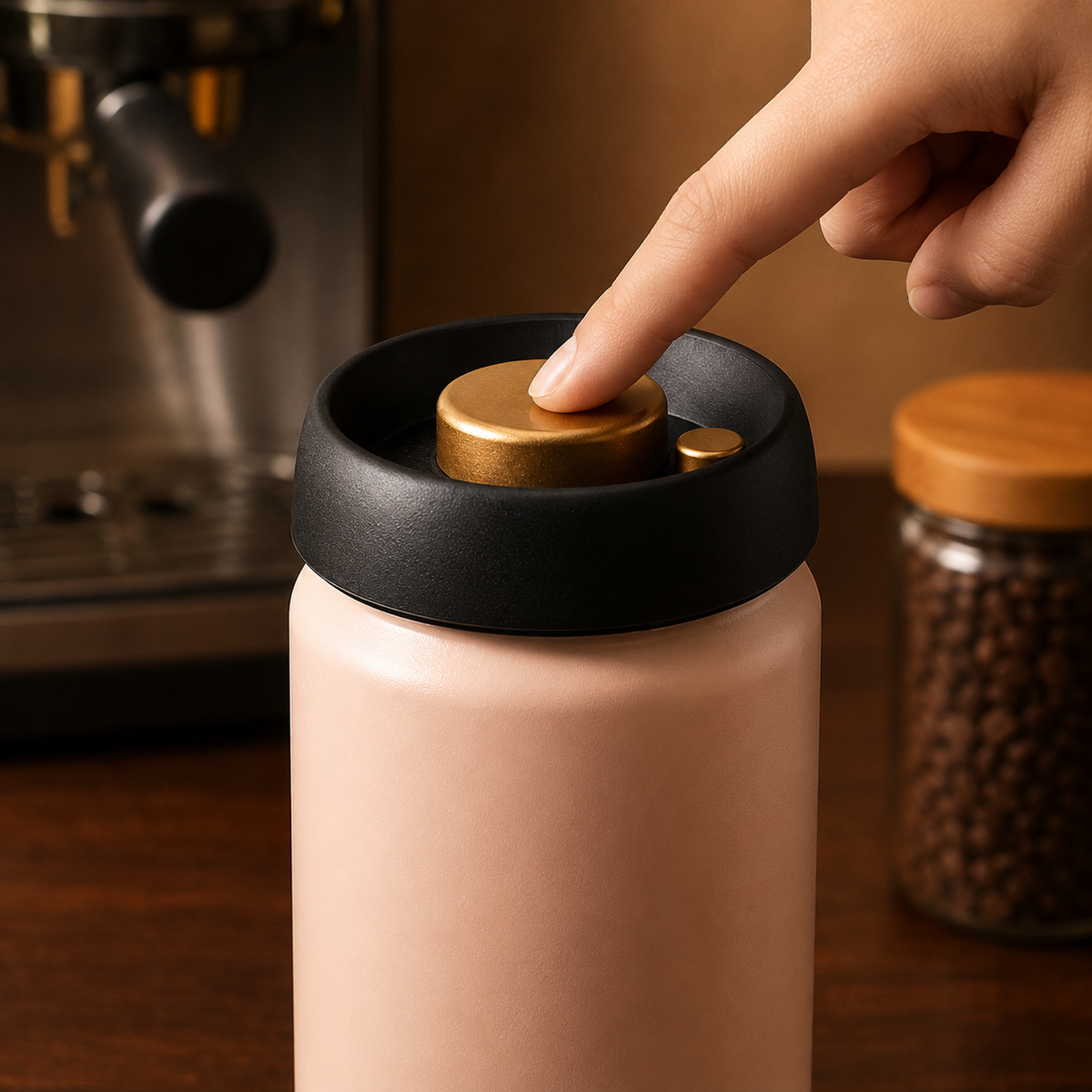 Pote Hermético em Inox para Café – Viorenna