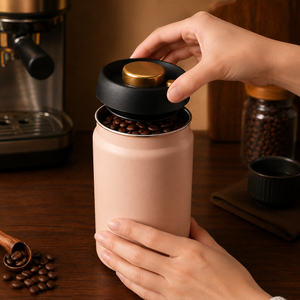 Pote Hermético em Inox para Café – Viorenna