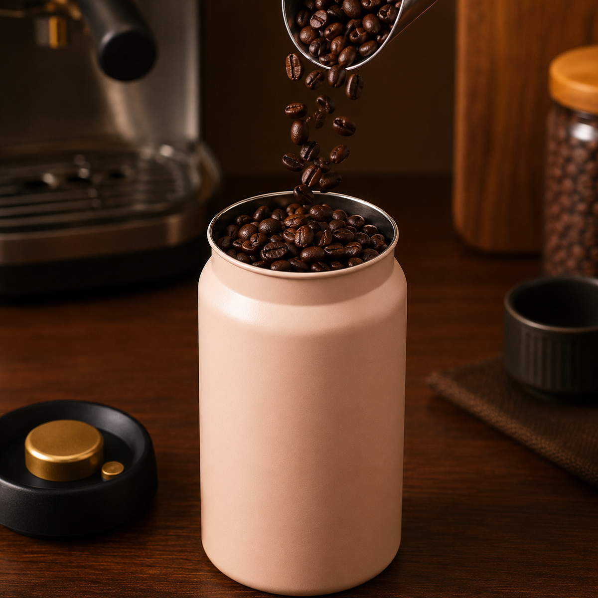 Pote Hermético em Inox para Café – Viorenna