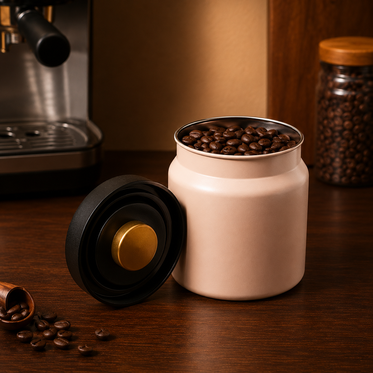 Pote Hermético em Inox para Café – Viorenna