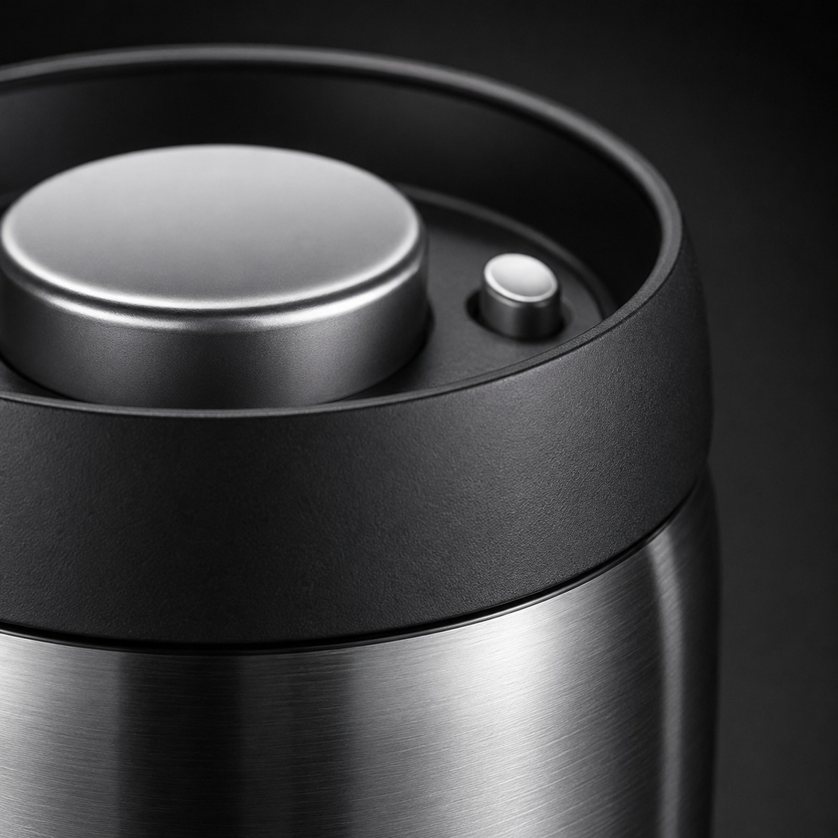 Pote Hermético em Aço Inox para Grãos e Café – Viorenna