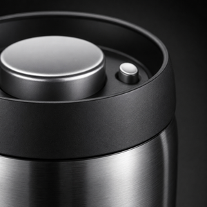 Pote Hermético em Aço Inox para Grãos e Café – Viorenna