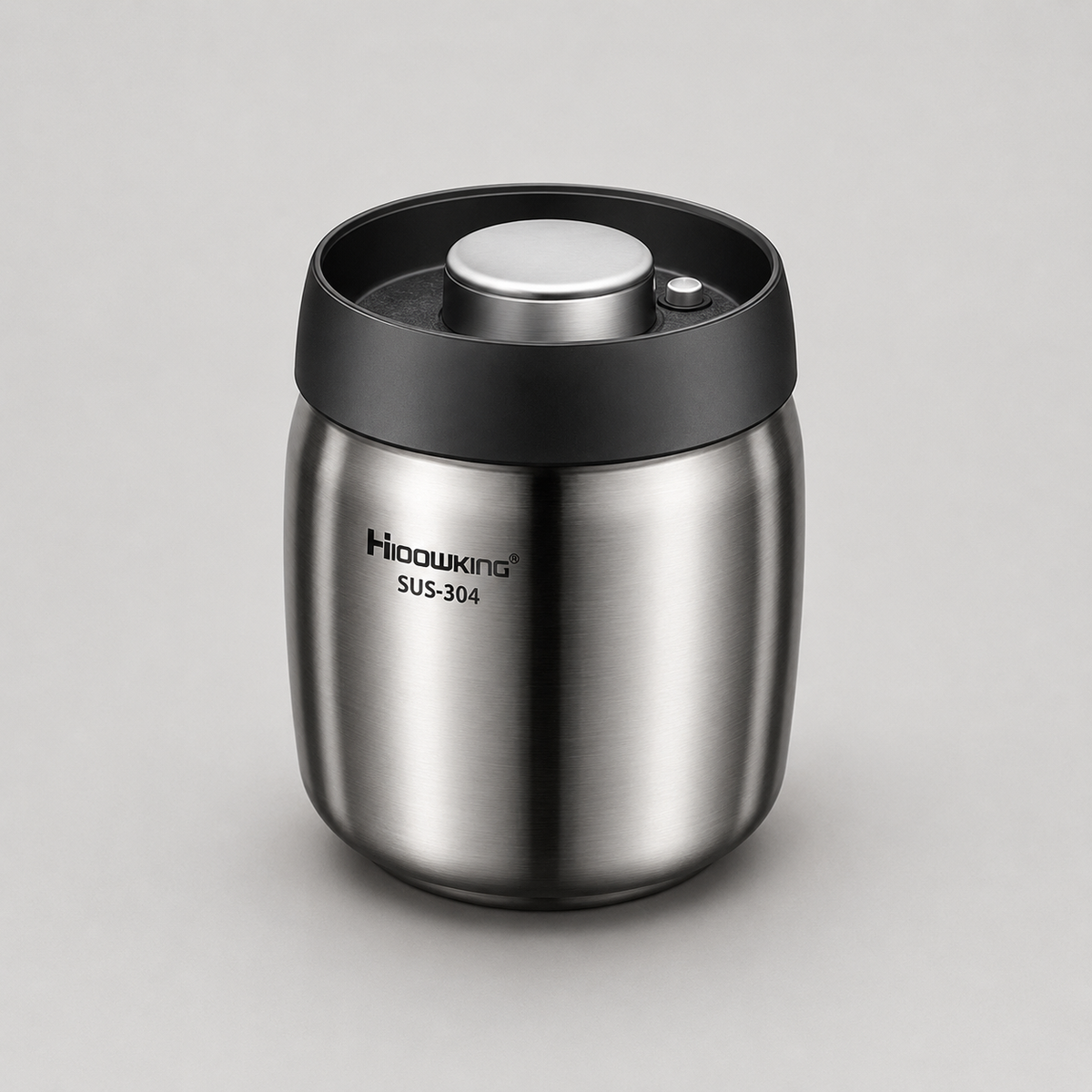 Pote Hermético em Aço Inox para Grãos e Café – Viorenna