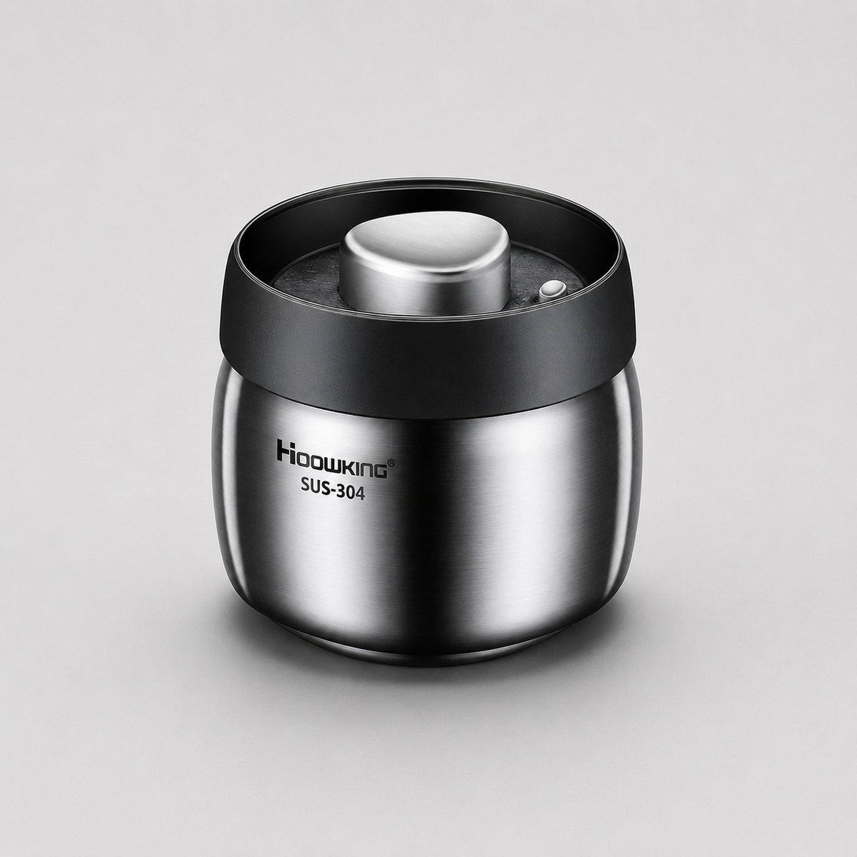 Pote Hermético em Aço Inox para Grãos e Café – Viorenna