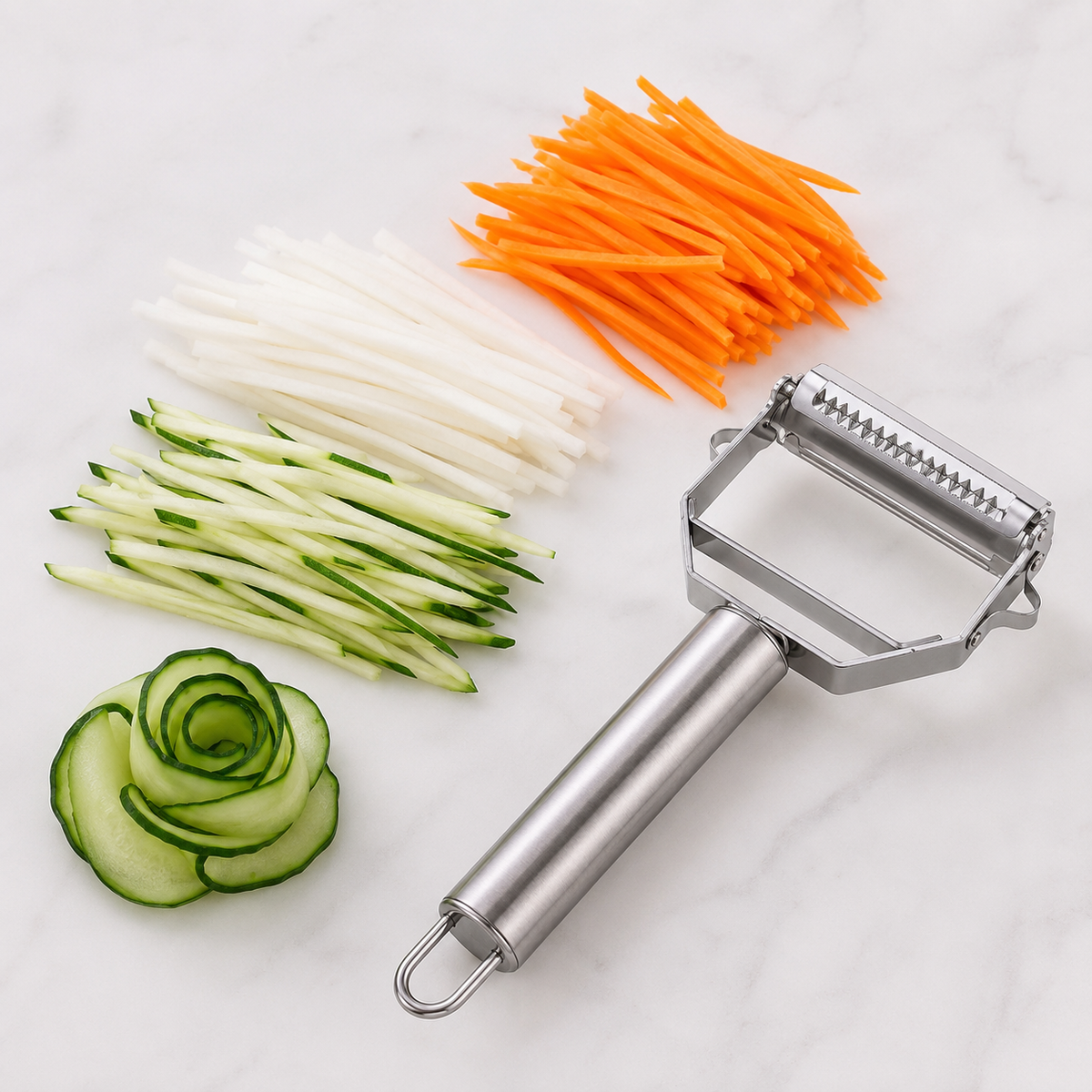 Descascador Multifuncional 4 em 1 para Cozinha – Viorenna