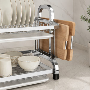 Escorredor de Louça Compacto com Porta Talheres – Viorenna