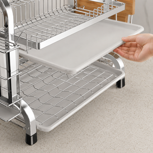 Escorredor de Louça Compacto com Porta Talheres – Viorenna