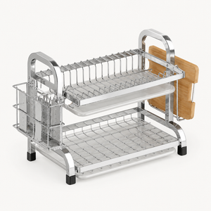 Escorredor de Louça Compacto com Porta Talheres – Viorenna