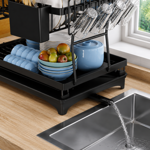 Escorredor de Louça Duplo para Bancada – Viorenna