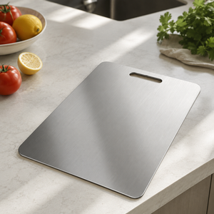 Tábua de Corte em Aço Inox Dupla Face – Viorenna